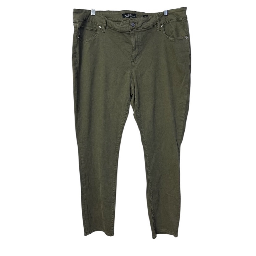 Lucky Brand Ginger Skinny Ankle Jeans Olive Green